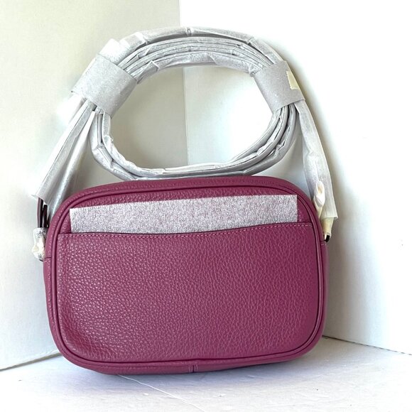 Coach Mini Jamie Crossbody Bag Pink Leather CQ875 Red - Picture 4 of 12